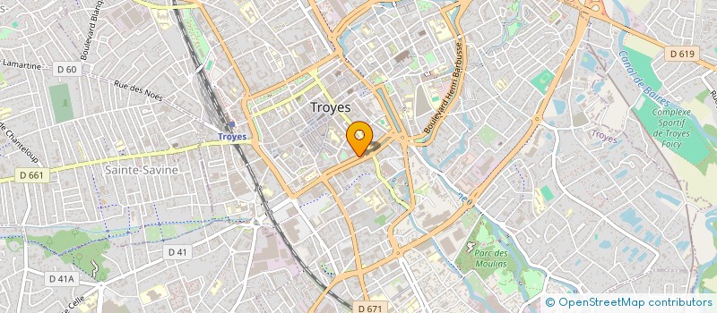 localisation de l'entreprise SOCIETE CIVILE IMMOBILIERE B.J.D à TROYES