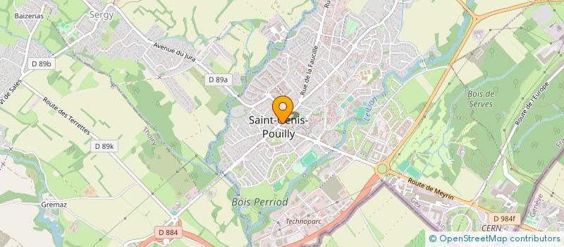 localisation de l'entreprise SOCIETE CIVILE IMMOBILIERE B.N. à SAINT-GENIS-POUILLY