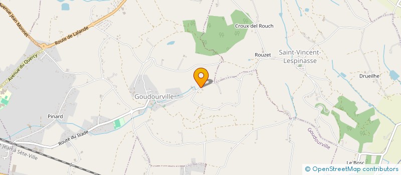 localisation de l'entreprise SOCIETE CIVILE IMMOBILIERE B.P.F  GOUDOURVILLE