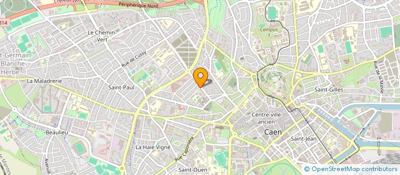 localisation de l'entreprise SOCIETE CIVILE IMMOBILIERE BABA à CAEN
