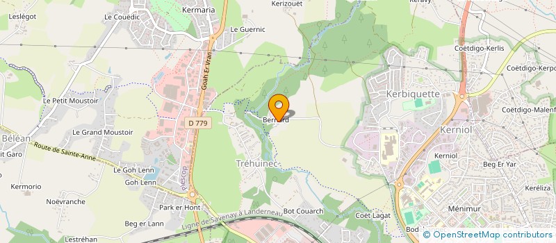 localisation de l'entreprise SOCIETE CIVILE IMMOBILIERE BACH à VANNES