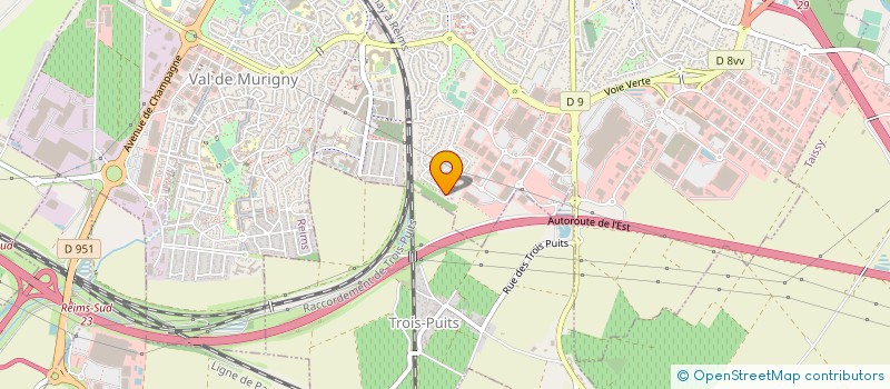 localisation de l'entreprise SOCIETE CIVILE IMMOBILIERE BADRAN  CORMONTREUIL