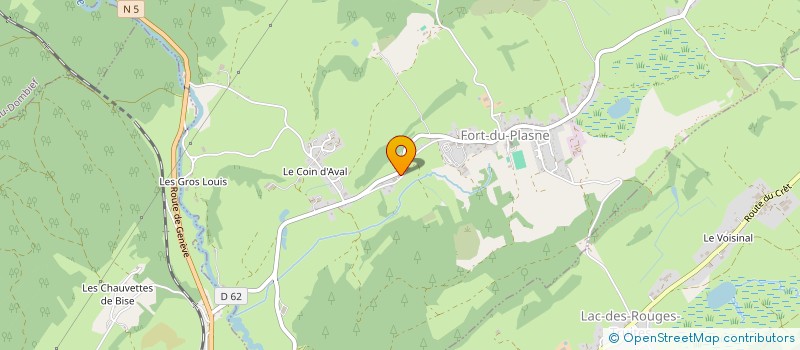 localisation de l'entreprise SOCIETE CIVILE IMMOBILIERE BAGHERA  FORT-DU-PLASNE