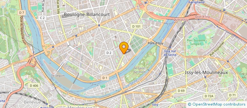 localisation de l'entreprise SOCIETE CIVILE IMMOBILIERE BAGNOLET CARNOT à BOULOGNE-BILLANCOURT