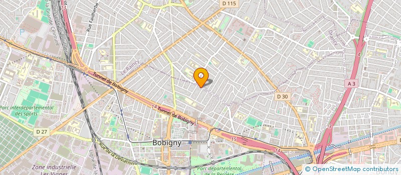 localisation de l'entreprise SOCIETE CIVILE IMMOBILIERE BAHRINI  BOBIGNY