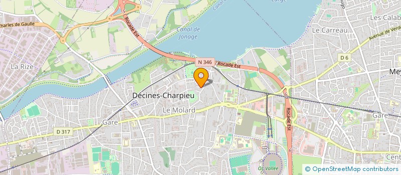 localisation de l'entreprise SOCIETE CIVILE IMMOBILIERE BALSA  DECINES-CHARPIEU