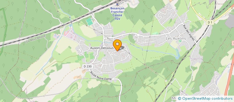 localisation de l'entreprise SOCIETE CIVILE IMMOBILIERE BAMI  LES AUXONS