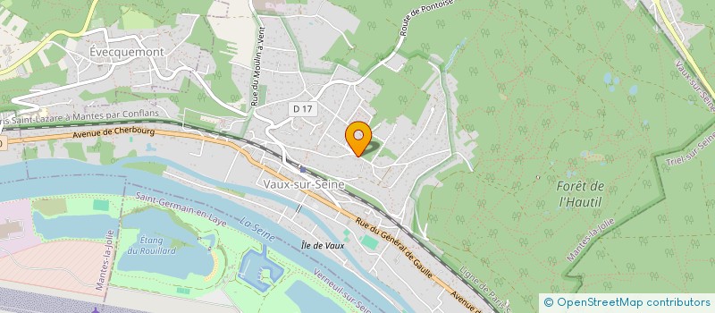 localisation de l'entreprise SOCIETE CIVILE IMMOBILIERE BANACH  VAUX-SUR-SEINE