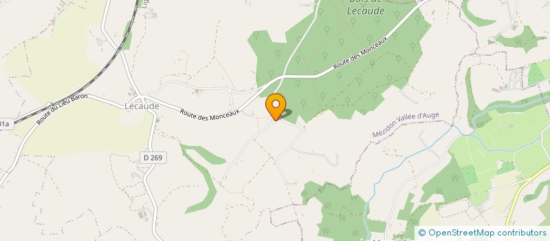 localisation de l'entreprise SOCIETE CIVILE IMMOBILIERE BAPOPLEVI  MEZIDON VALLEE D'AUGE