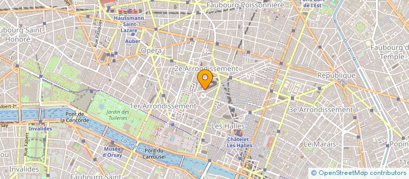 localisation de l'entreprise SOCIETE CIVILE IMMOBILIERE BAR  PARIS