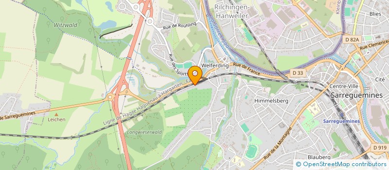 localisation de l'entreprise SOCIETE CIVILE IMMOBILIERE BARAN à SARREGUEMINES