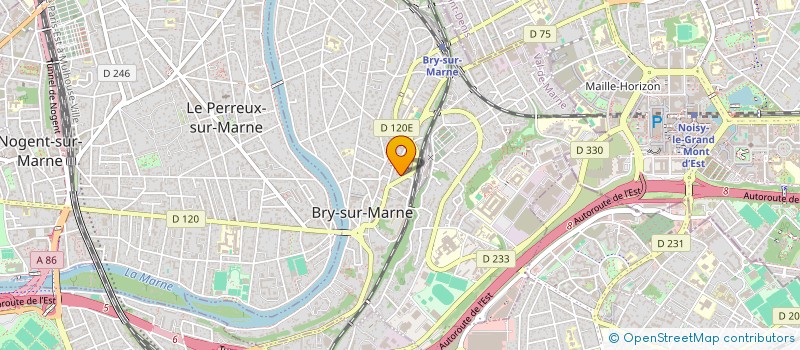 localisation de l'entreprise SOCIETE CIVILE IMMOBILIERE BARBEAN  BRY-SUR-MARNE