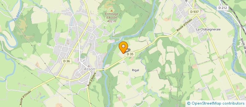 localisation de l'entreprise SOCIETE CIVILE IMMOBILIERE BARON DE L'ECLUSE  NAY