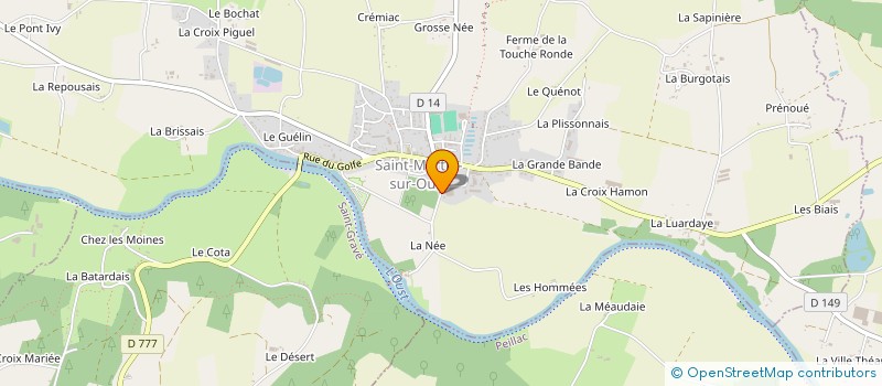 localisation de l'entreprise SOCIETE CIVILE IMMOBILIERE BARRAGE DE LA NEE  SAINT-MARTIN-SUR-OUST