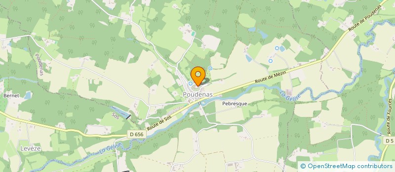 localisation de l'entreprise SOCIETE CIVILE IMMOBILIERE BARROC OU PAR ABREVIATION SCI BARROC  POUDENAS