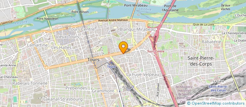 localisation de l'entreprise SOCIETE CIVILE IMMOBILIERE BASE CAMP  TOURS