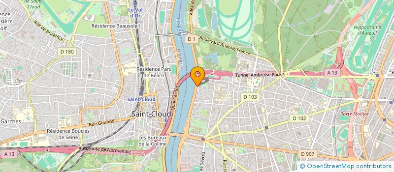 localisation de l'entreprise SOCIETE CIVILE IMMOBILIERE BASX à BOULOGNE BILLANCOURT