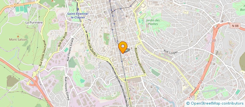 localisation de l'entreprise SOCIETE CIVILE IMMOBILIERE BATIM IMMO  SAINT-ETIENNE