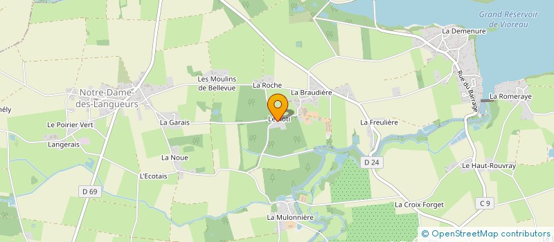 localisation de l'entreprise SOCIETE CIVILE IMMOBILIERE BAUMON  JOUE-SUR-ERDRE