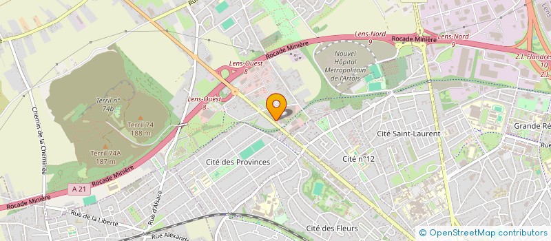 localisation de l'entreprise SOCIETE CIVILE IMMOBILIERE BBC 3  LOOS-EN-GOHELLE