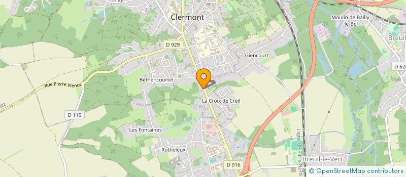 localisation de l'entreprise SOCIETE CIVILE IMMOBILIERE BBCOEUR  CLERMONT