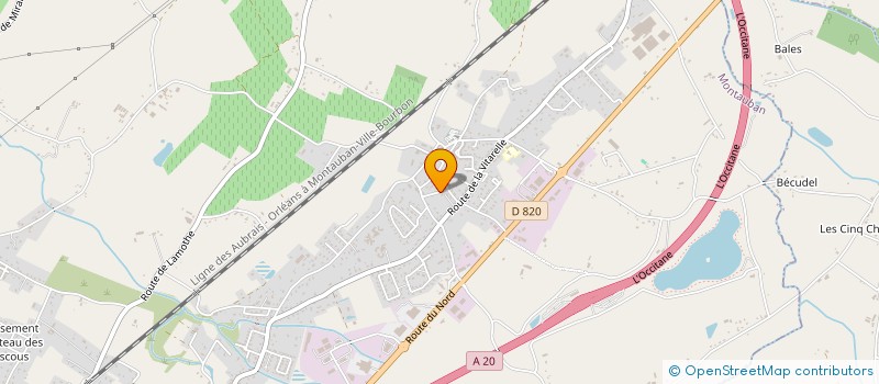 localisation de l'entreprise SOCIETE CIVILE IMMOBILIERE BCGL  MONTAUBAN