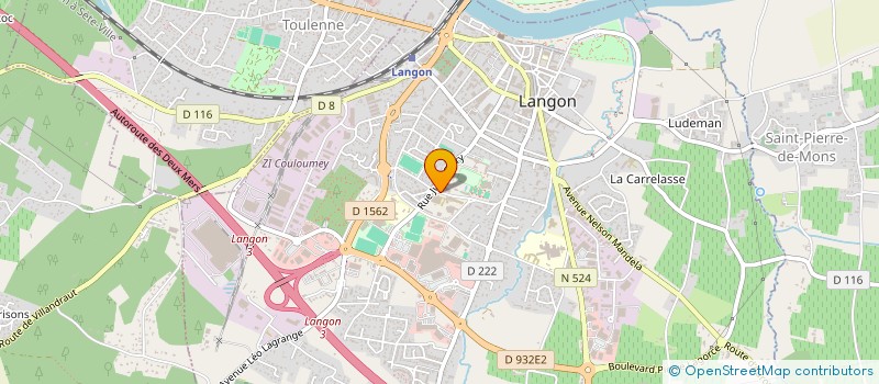 localisation de l'entreprise SOCIETE CIVILE IMMOBILIERE BCM à LANGON
