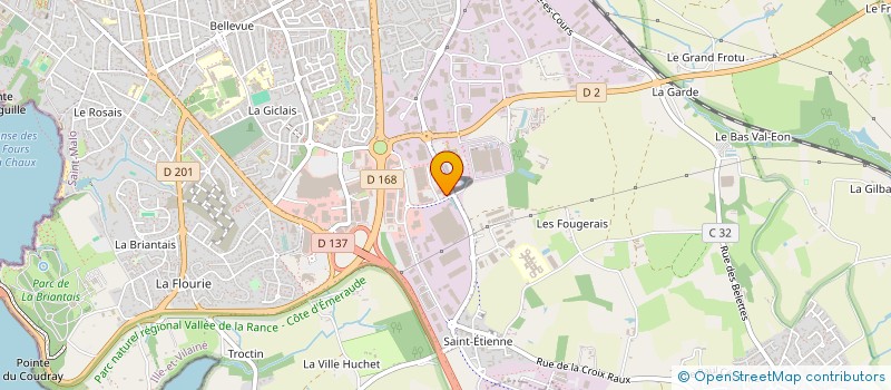 localisation de l'entreprise SOCIETE CIVILE IMMOBILIERE BDH  SAINT-MALO