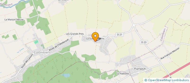 localisation de l'entreprise SOCIETE CIVILE IMMOBILIERE BEAUREGARD  SCI DE BEAUREGARD  COLOMBIERS