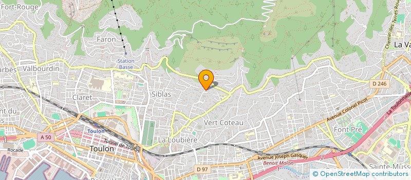 localisation de l'entreprise SOCIETE CIVILE IMMOBILIERE BELENOS  TOULON