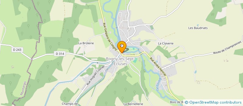 localisation de l'entreprise SOCIETE CIVILE IMMOBILIERE BELLET GARENNE  ROGNY-LES-SEPT-ECLUSES
