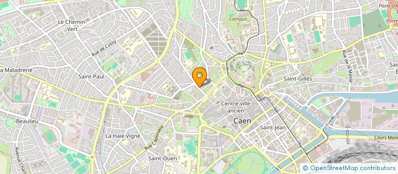 localisation de l'entreprise SOCIETE CIVILE IMMOBILIERE BELLEVILLE à CAEN