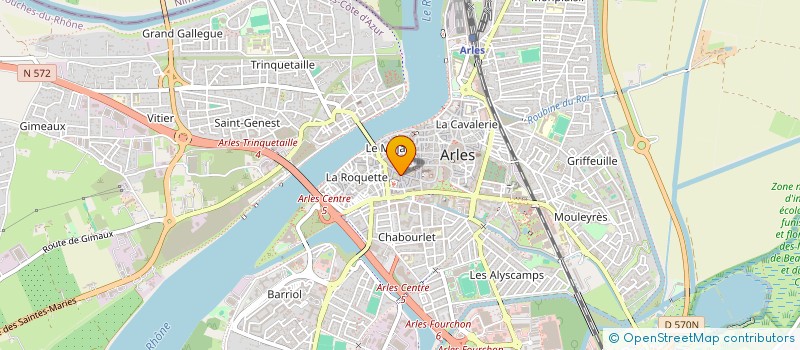 localisation de l'entreprise SOCIETE CIVILE IMMOBILIERE BELLEVUE à ARLES