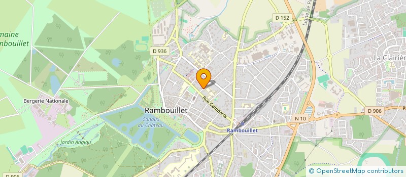 localisation de l'entreprise SOCIETE CIVILE IMMOBILIERE BENOIT BOURREAU  RAMBOUILLET