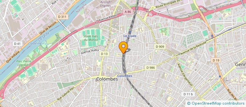 localisation de l'entreprise SOCIETE CIVILE IMMOBILIERE BENSON à COLOMBES