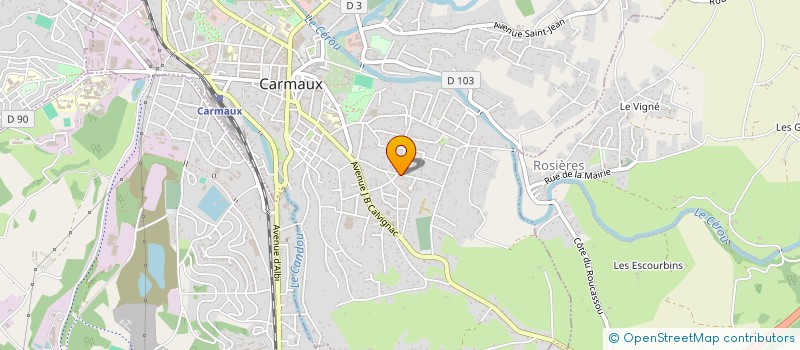 localisation de l'entreprise SOCIETE CIVILE IMMOBILIERE BENTTEHAMY à CARMAUX