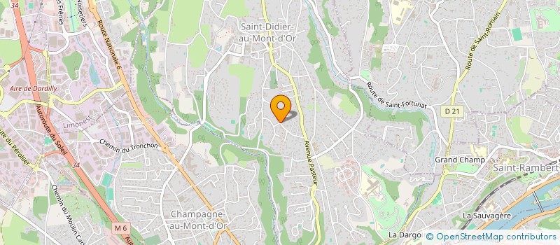 localisation de l'entreprise SOCIETE CIVILE IMMOBILIERE BERANGERE 2  SAINT-DIDIER-AU-MONT-D OR