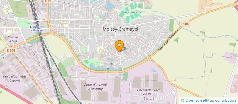 localisation de l'entreprise SOCIETE CIVILE IMMOBILIERE BERKANE  MOISSY-CRAMAYEL