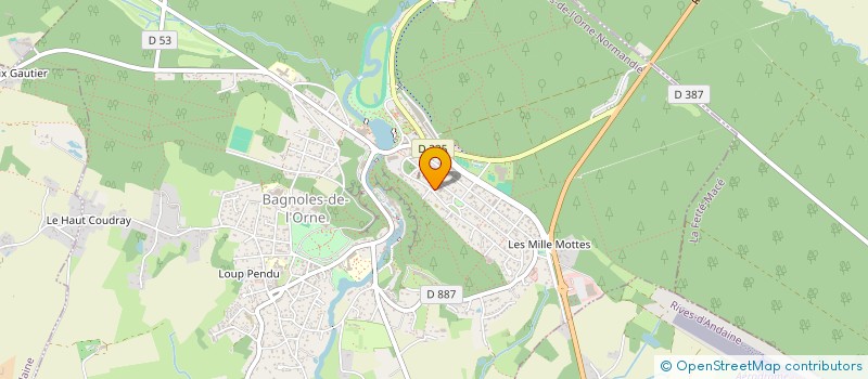 localisation de l'entreprise SOCIETE CIVILE IMMOBILIERE BERLIOZ à BAGNOLES-DE-L'ORNE-NORMANDIE