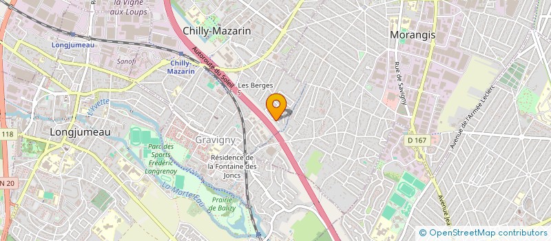 localisation de l'entreprise SOCIETE CIVILE IMMOBILIERE BERLIOZ à CHILLY-MAZARIN