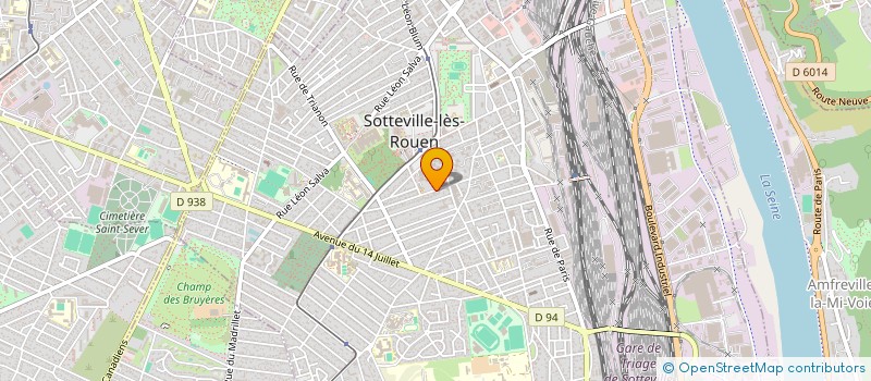 localisation de l'entreprise SOCIETE CIVILE IMMOBILIERE BERNETA  SOTTEVILLE-LES-ROUEN