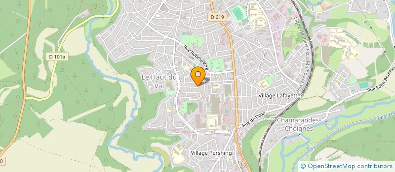 localisation de l'entreprise SOCIETE CIVILE IMMOBILIERE BERVOY à CHAUMONT