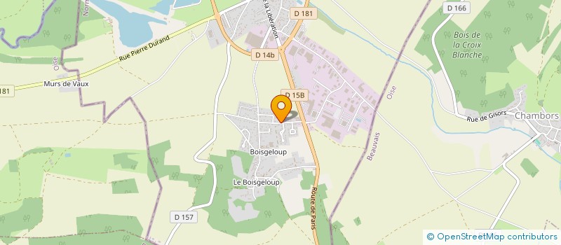 localisation de l'entreprise SOCIETE CIVILE IMMOBILIERE BERYL à GISORS