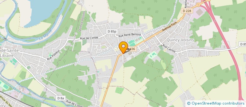 localisation de l'entreprise SOCIETE CIVILE IMMOBILIERE BES ET PAR ABREVIATION S.C.I BES  QUINCY-VOISINS