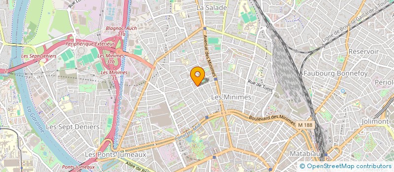 localisation de l'entreprise SOCIETE CIVILE IMMOBILIERE BESSET GUILLEMOT à TOULOUSE