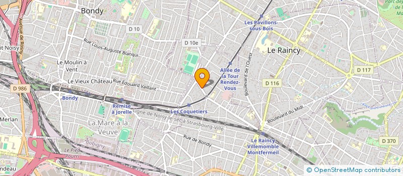 localisation de l'entreprise SOCIETE CIVILE IMMOBILIERE BETA - IONONE à VILLEMOMBLE