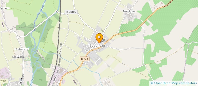 localisation de l'entreprise SOCIETE CIVILE IMMOBILIERE BETINAT  BOUGNEAU