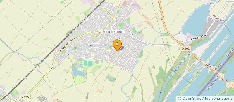 localisation de l'entreprise SOCIETE CIVILE IMMOBILIERE BEY  GAMBSHEIM