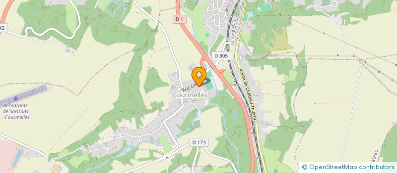 localisation de l'entreprise SOCIETE CIVILE IMMOBILIERE BG GRELET  COURMELLES