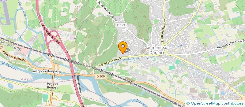 localisation de l'entreprise SOCIETE CIVILE IMMOBILIERE BIBOU  CAUMONT-SUR-DURANCE